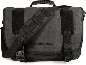 Mobile Edge Laptop Eco Messenger Eco-Friendly, 17.3 Inch Cotton Canvas, Charcoal for Men, Women, Business, MECME5, Ash