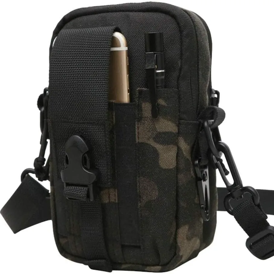 Molle EDC Tactical Pouch Waist Bag with Cell Phone Holster