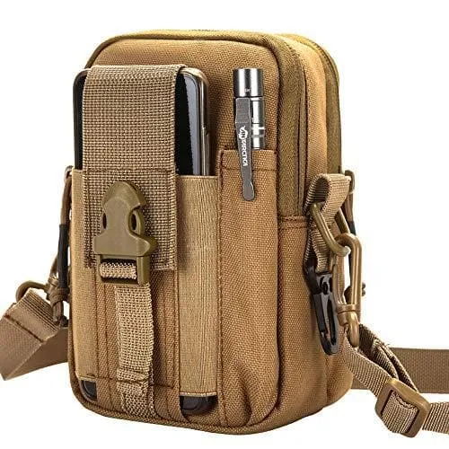Molle EDC Tactical Pouch Waist Bag with Cell Phone Holster