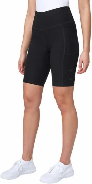 Mondetta Womens Midweight High Waisted Bike Shorts