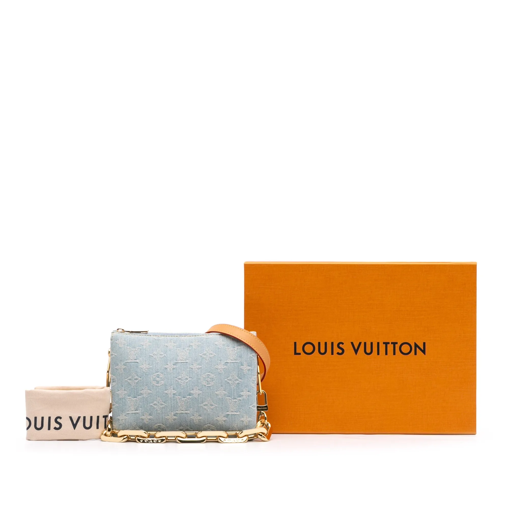 Monogram Denim Coussin BB