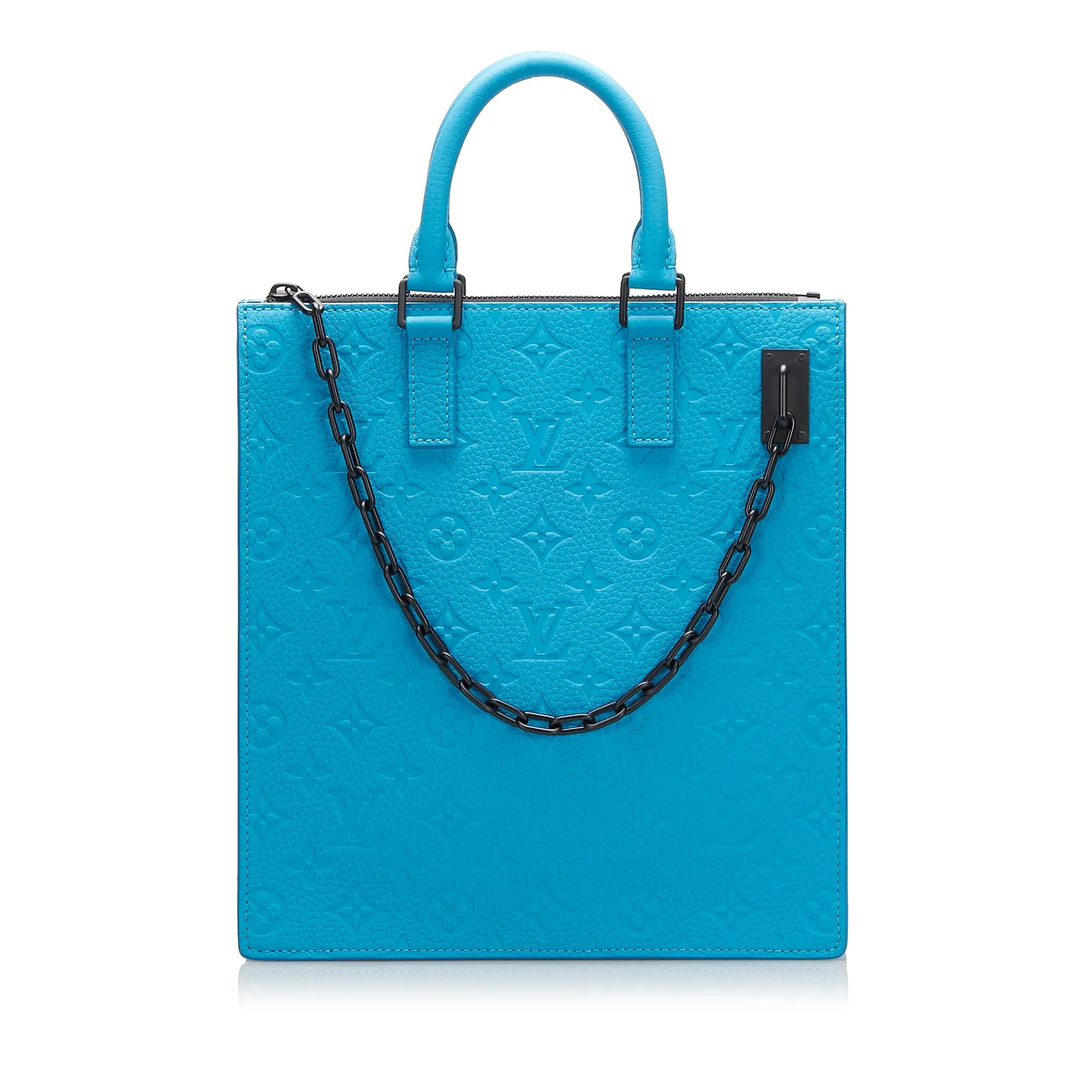 Monogram Taurillon Sac Plat