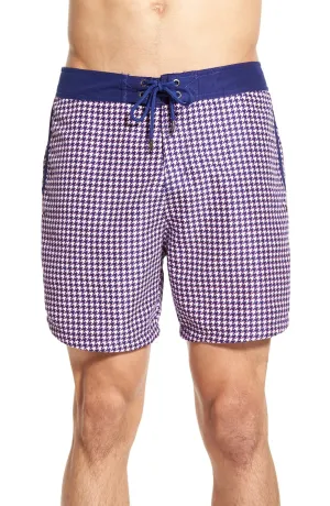Mr. Swim Houndstooth Swim Trunks