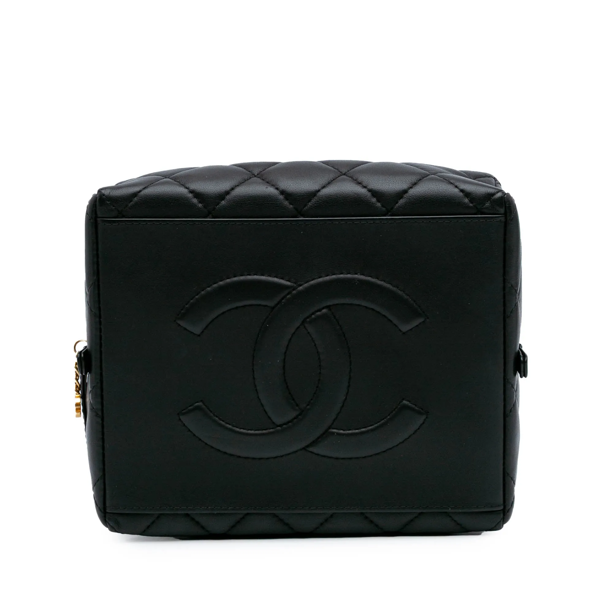 Métiers d'Art CC Quilted Lambskin Box Top Handle Satchel