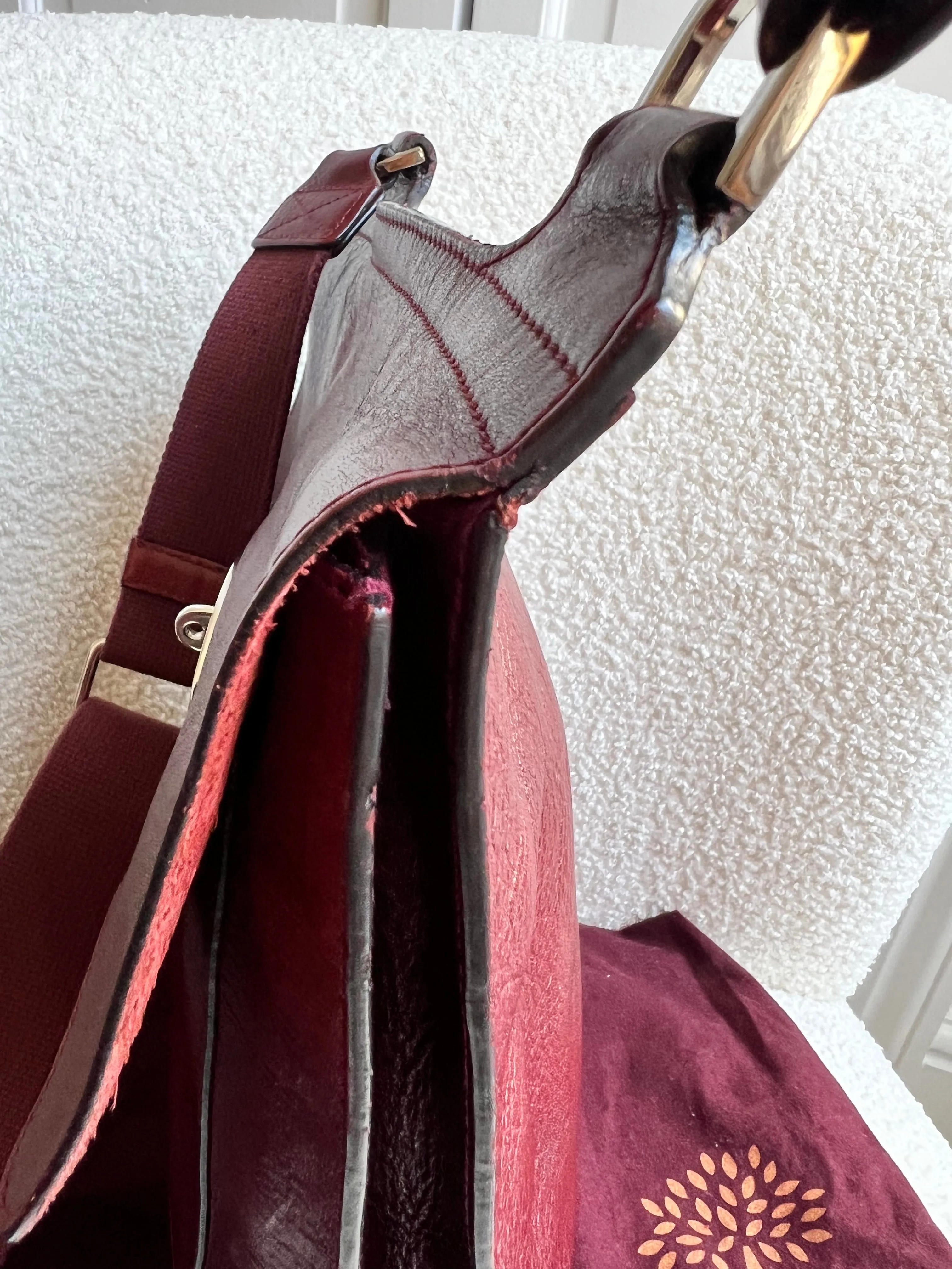 Mulberry Large Oxblood Antony (RRP £695)