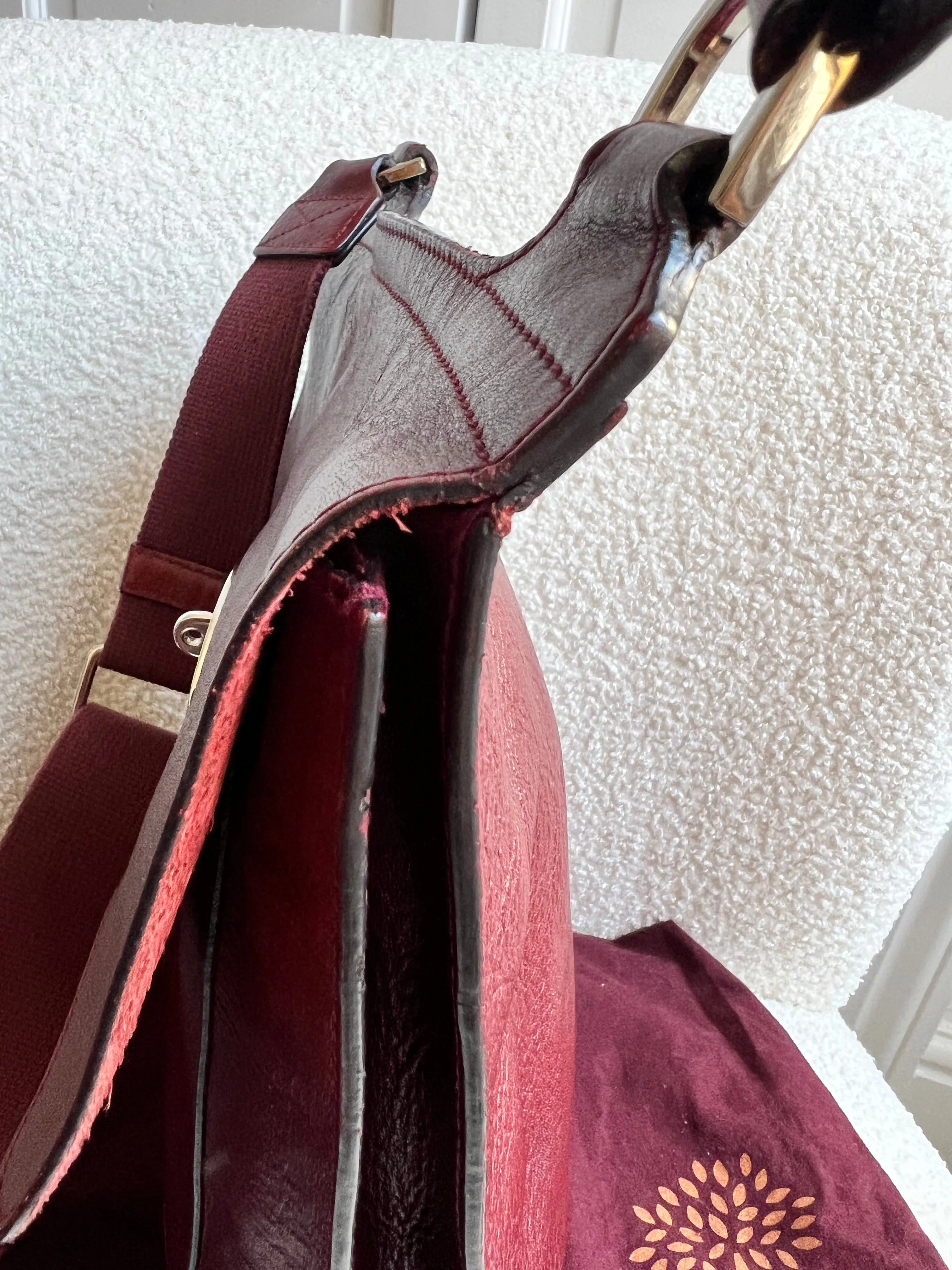 Mulberry Large Oxblood Antony (RRP £695)