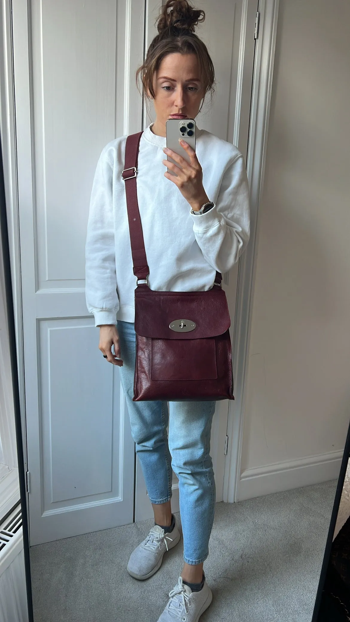 Mulberry Large Oxblood Antony (RRP £695)