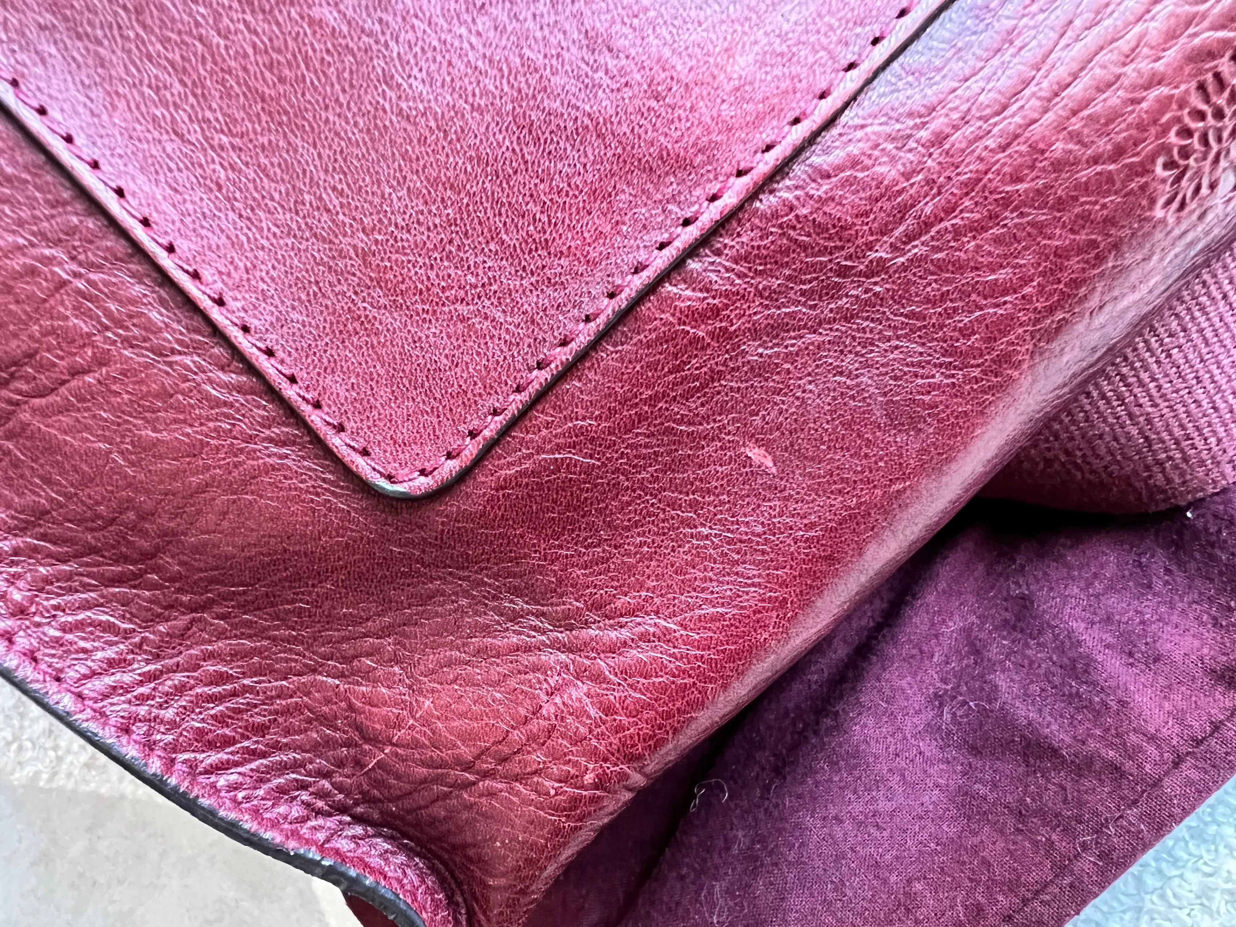 Mulberry Large Oxblood Antony (RRP £695)