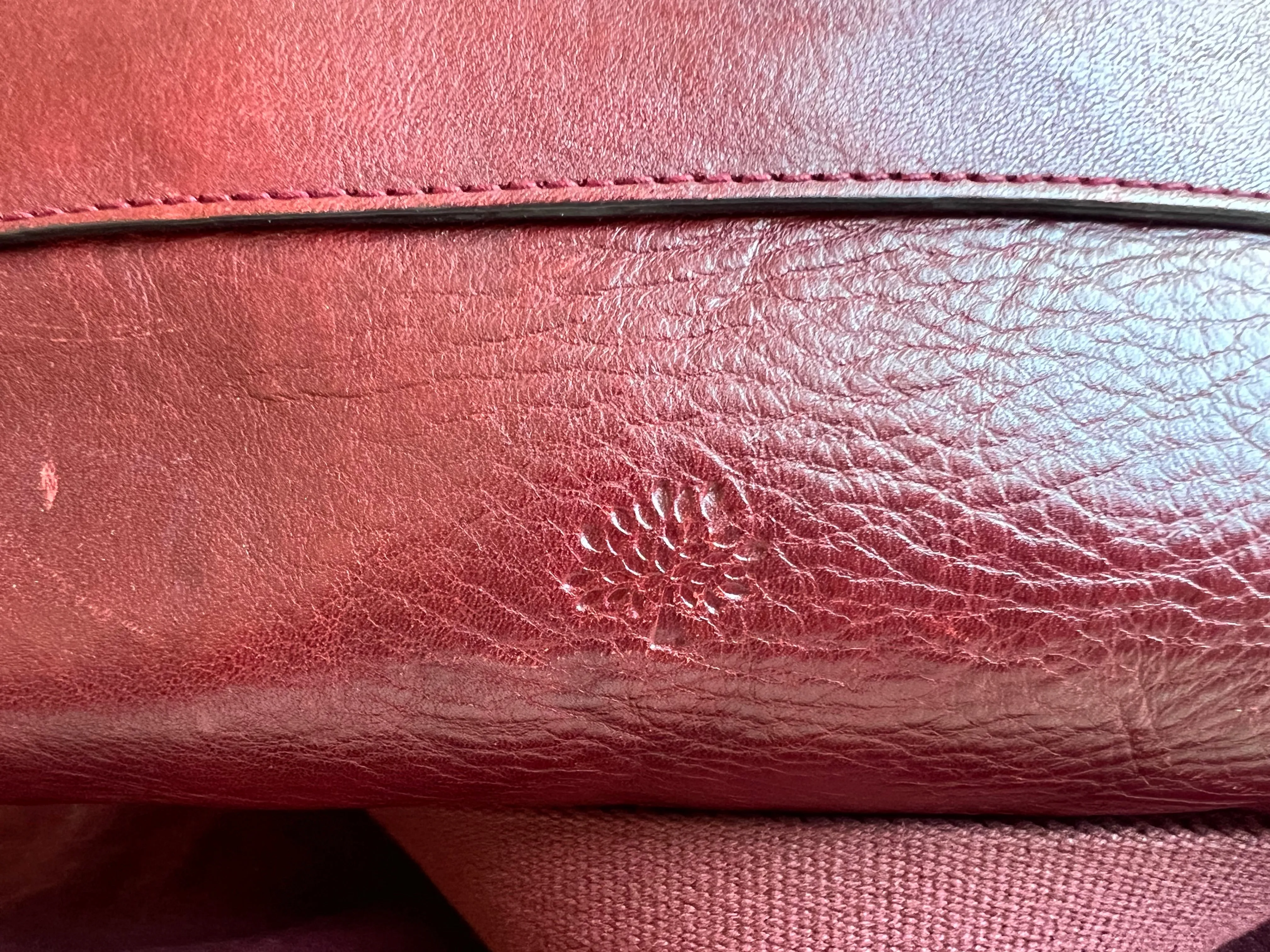 Mulberry Large Oxblood Antony (RRP £695)
