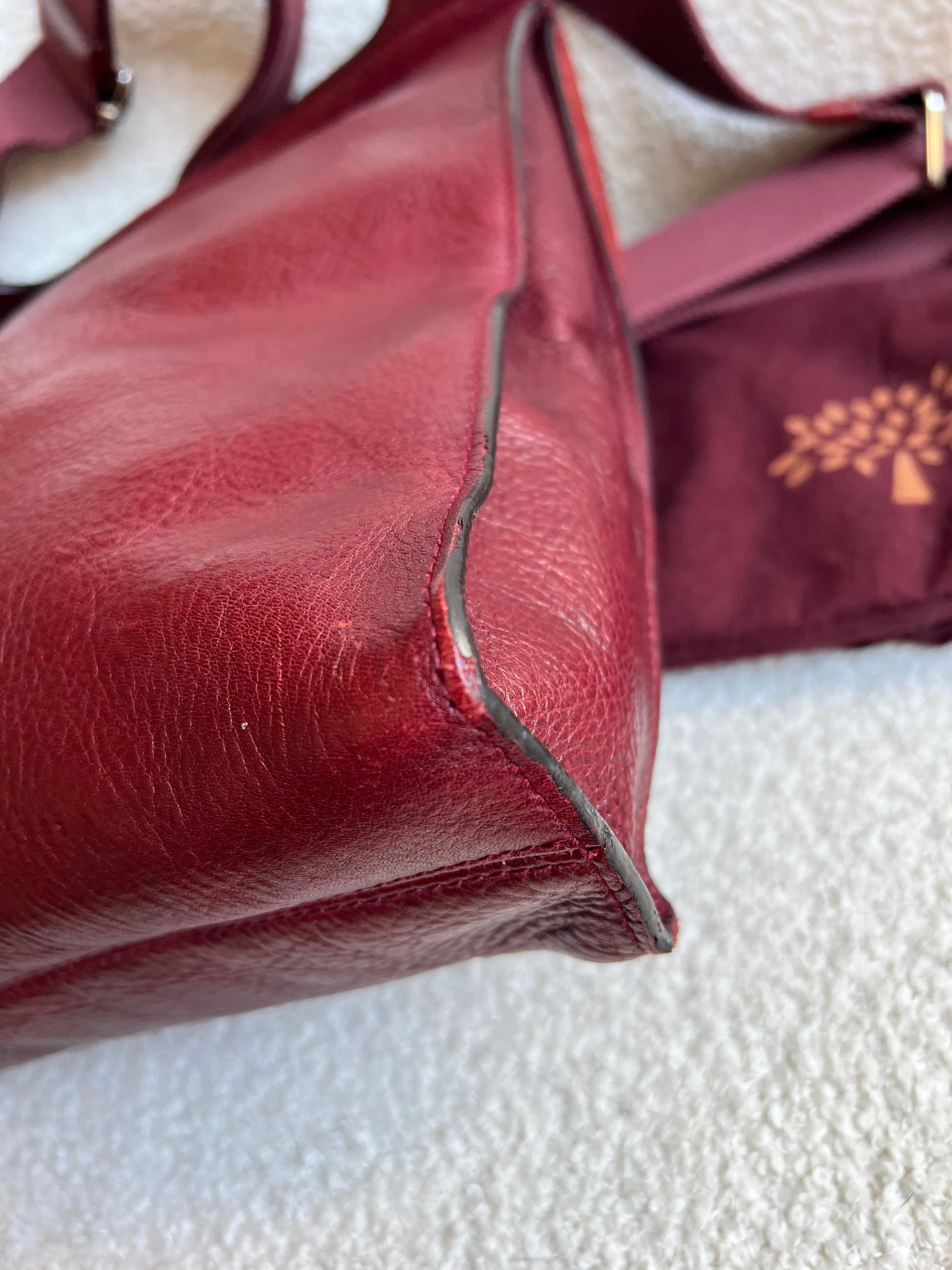 Mulberry Large Oxblood Antony (RRP £695)