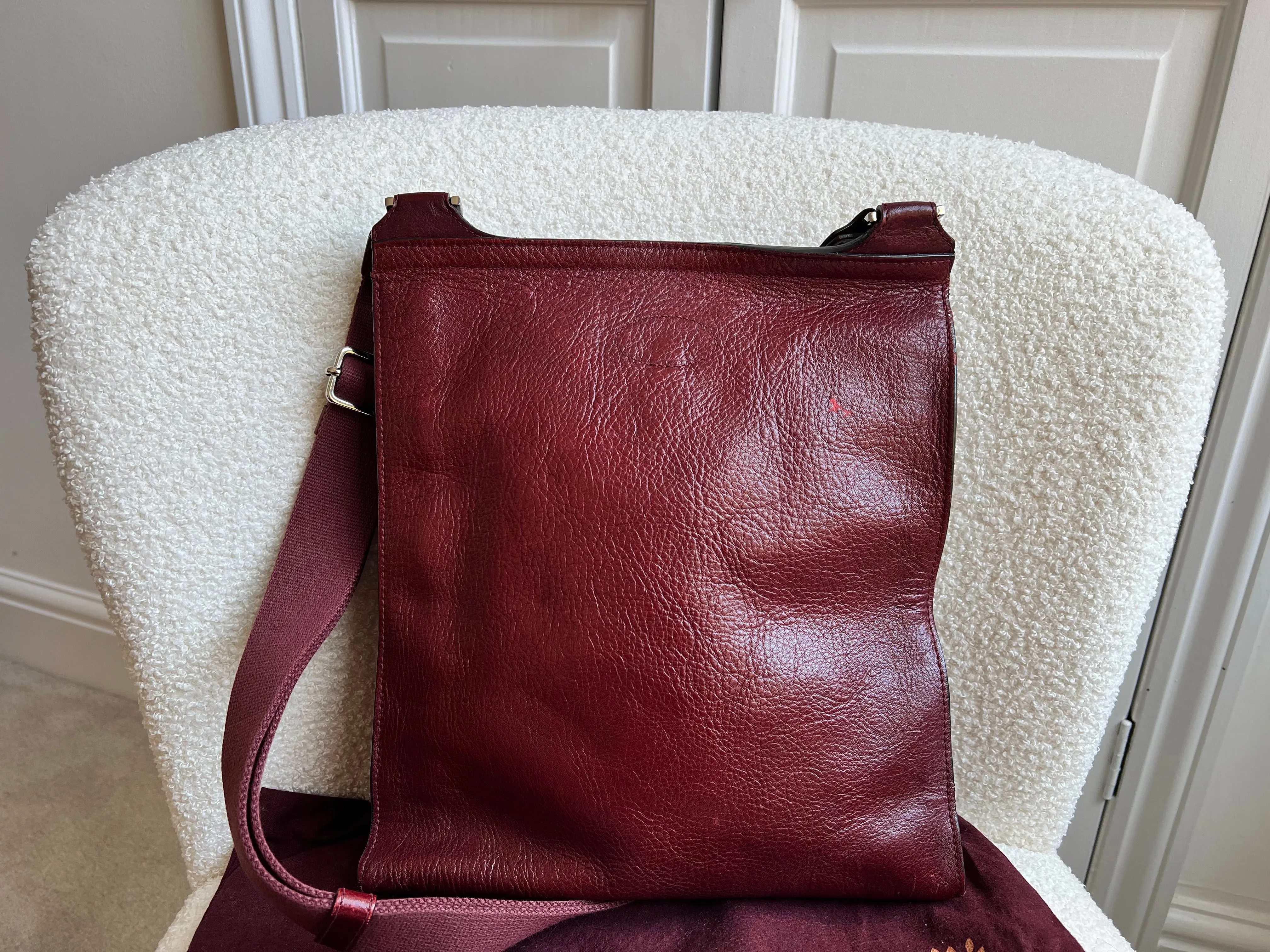 Mulberry Large Oxblood Antony (RRP £695)