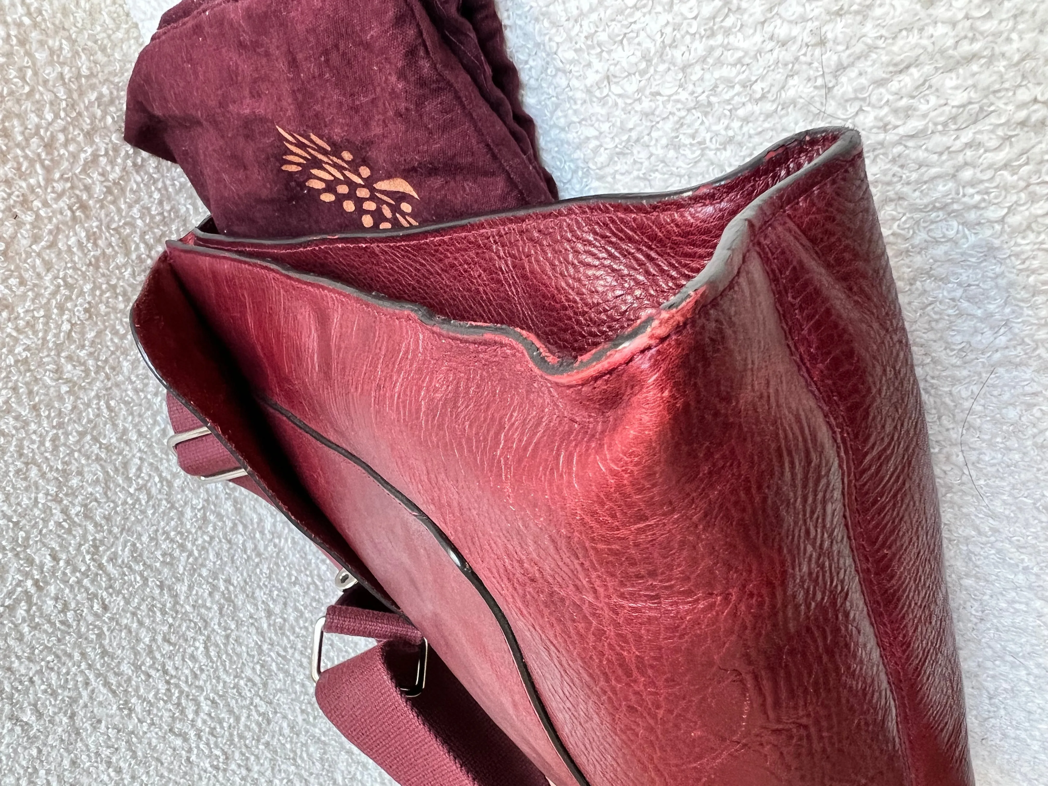 Mulberry Large Oxblood Antony (RRP £695)