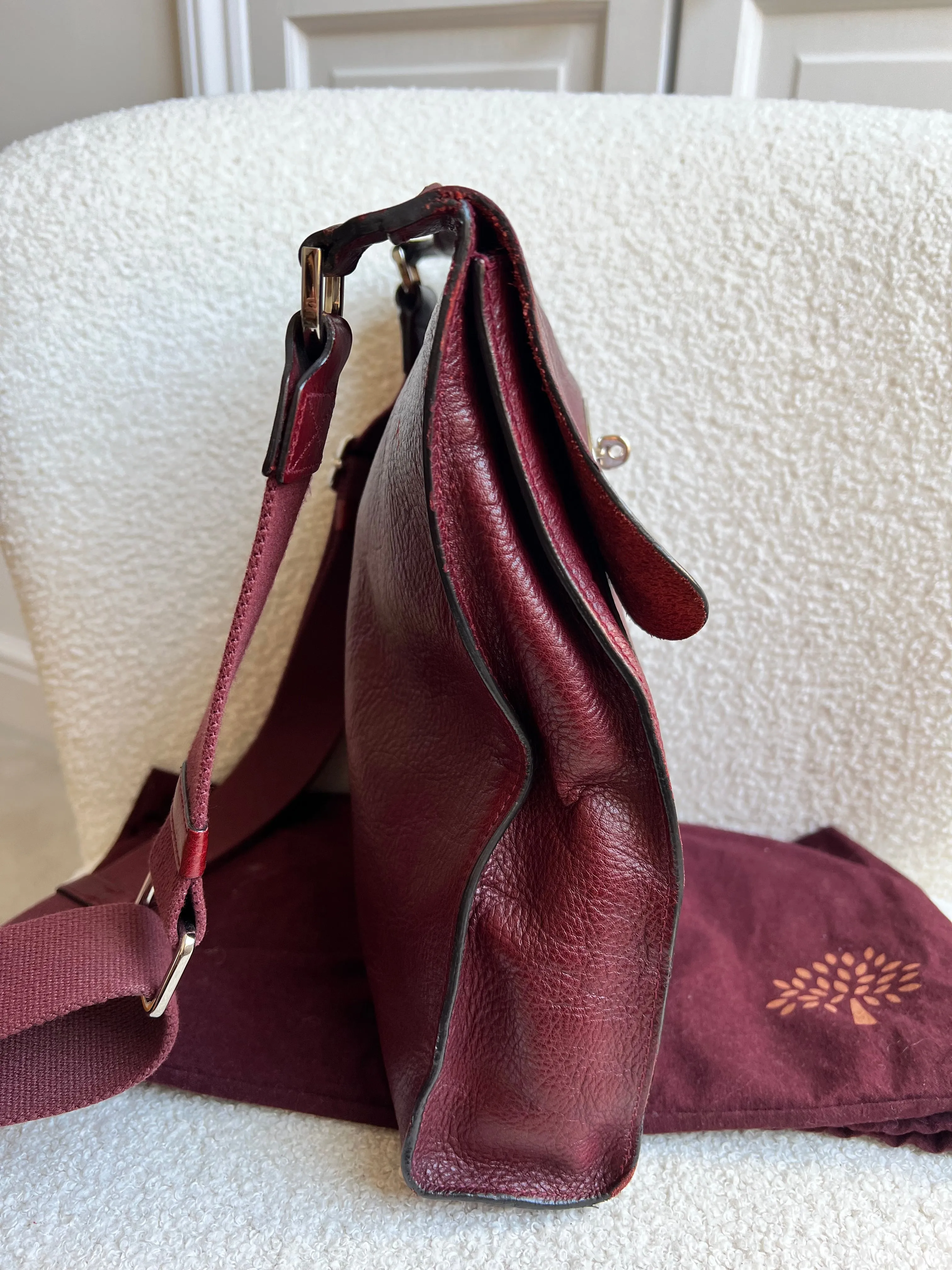 Mulberry Large Oxblood Antony (RRP £695)