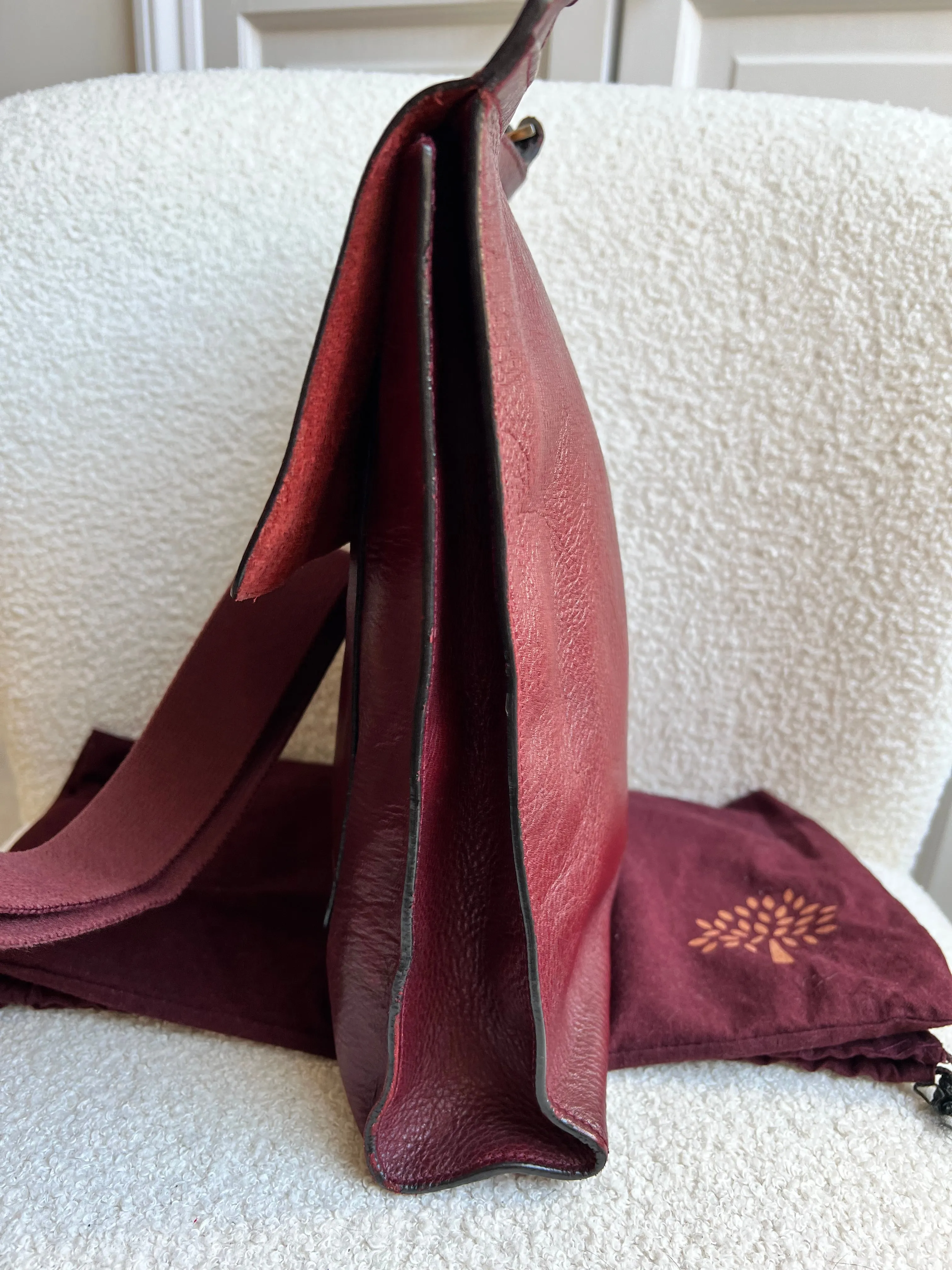Mulberry Large Oxblood Antony (RRP £695)