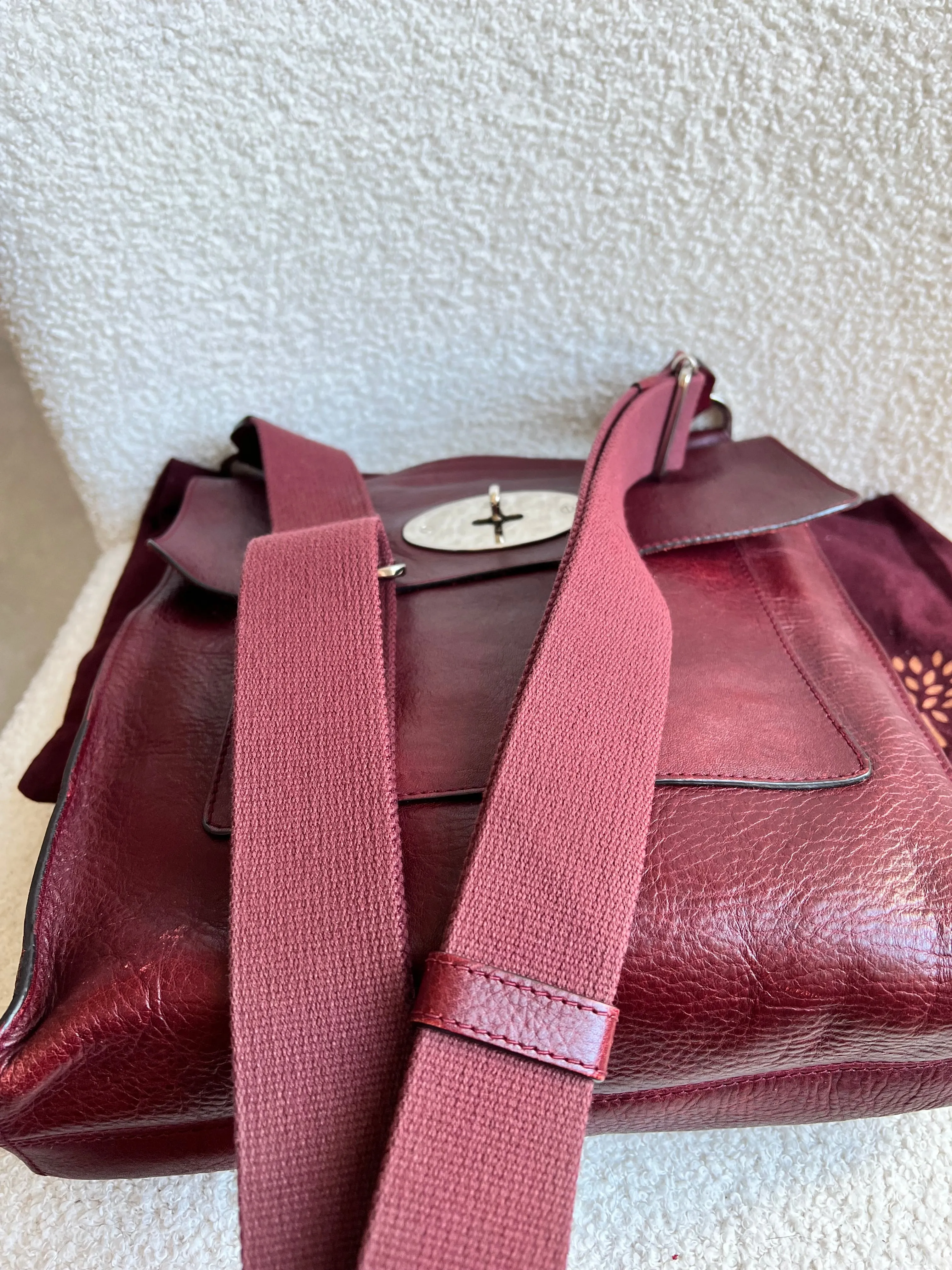 Mulberry Large Oxblood Antony (RRP £695)