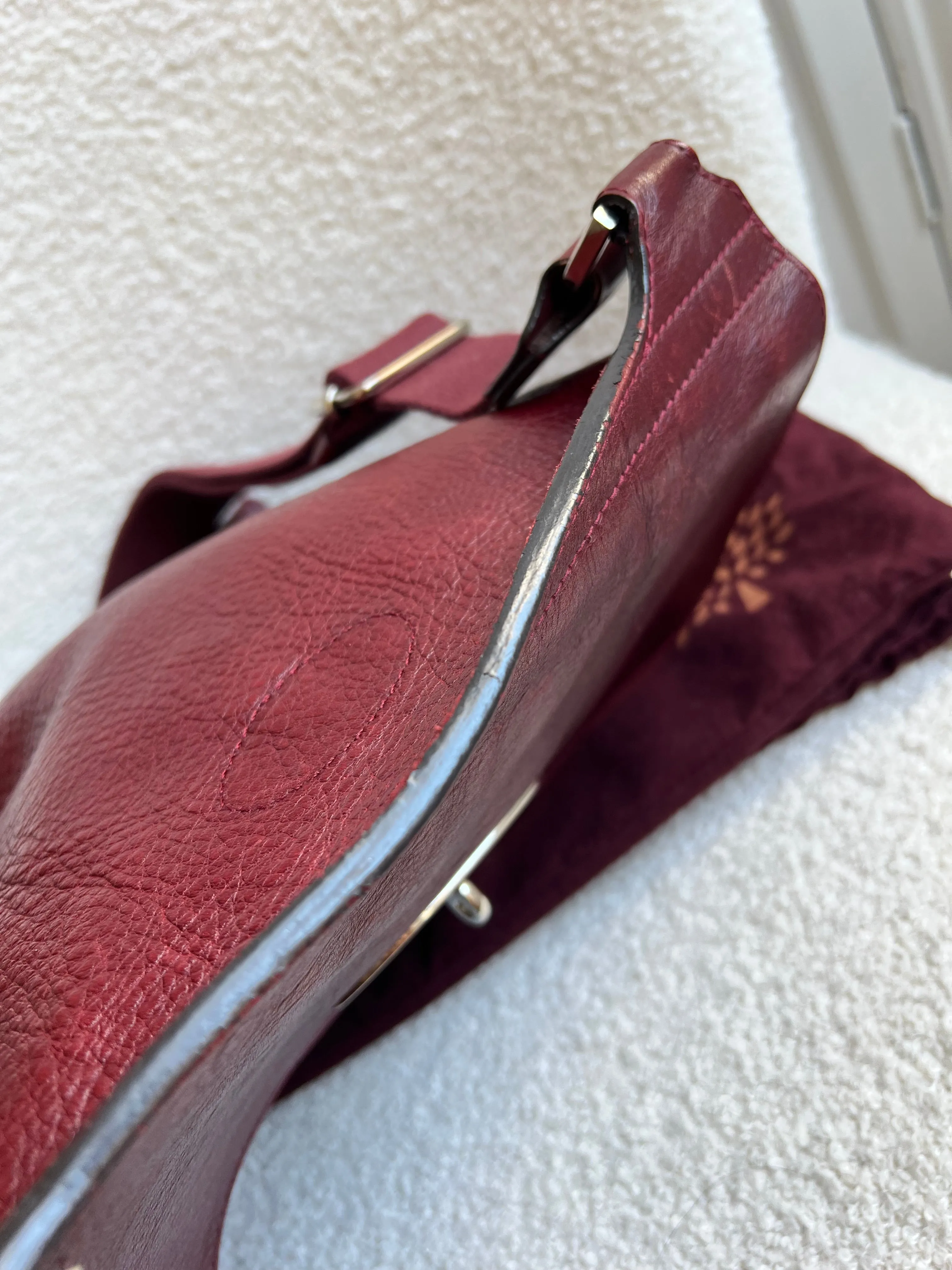 Mulberry Large Oxblood Antony (RRP £695)
