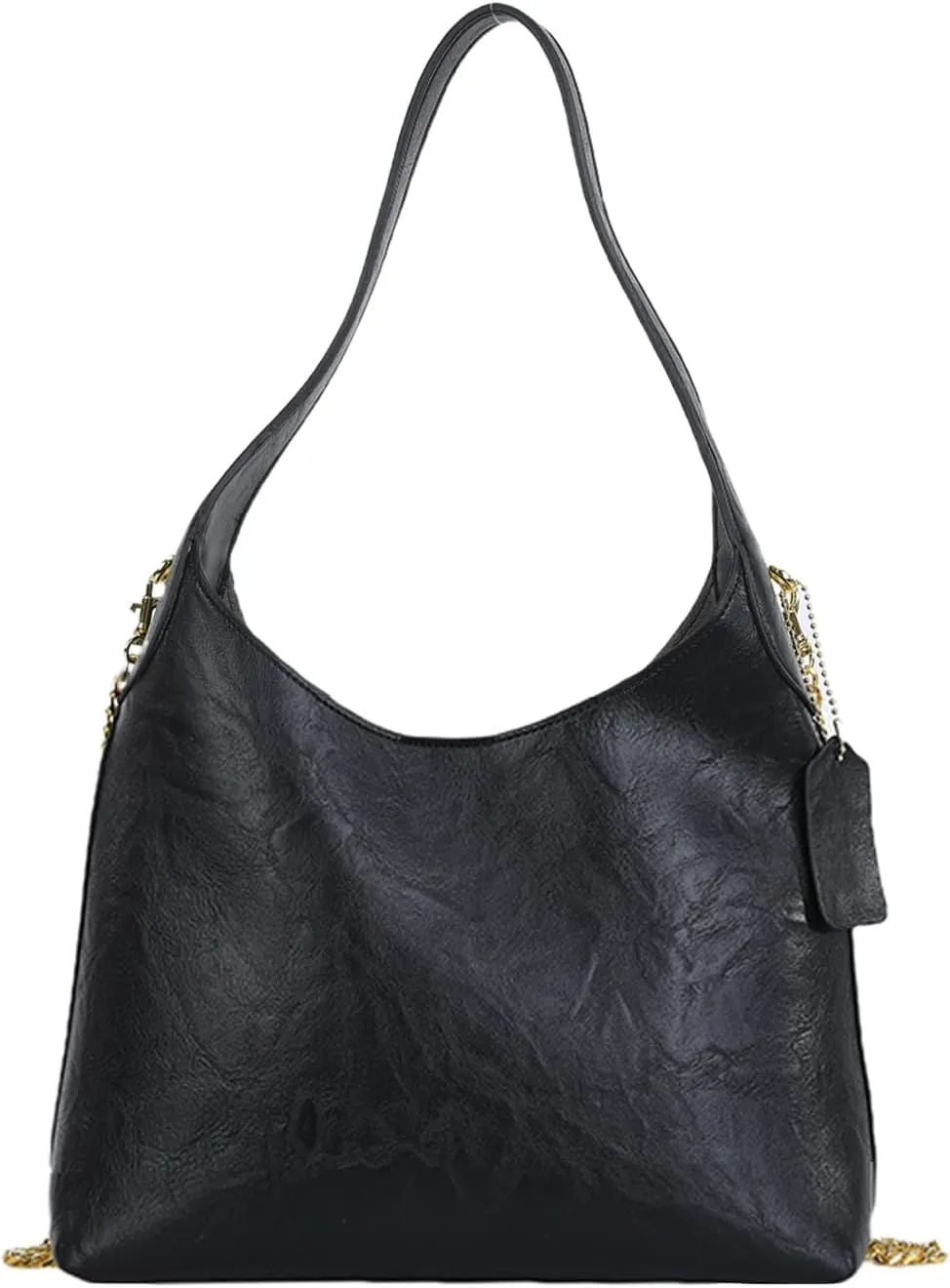 MYHOZEE Small Shoulder Bags for Women Leather Clutch Purse Tote Handbags Cute Hobo Zipper Closure