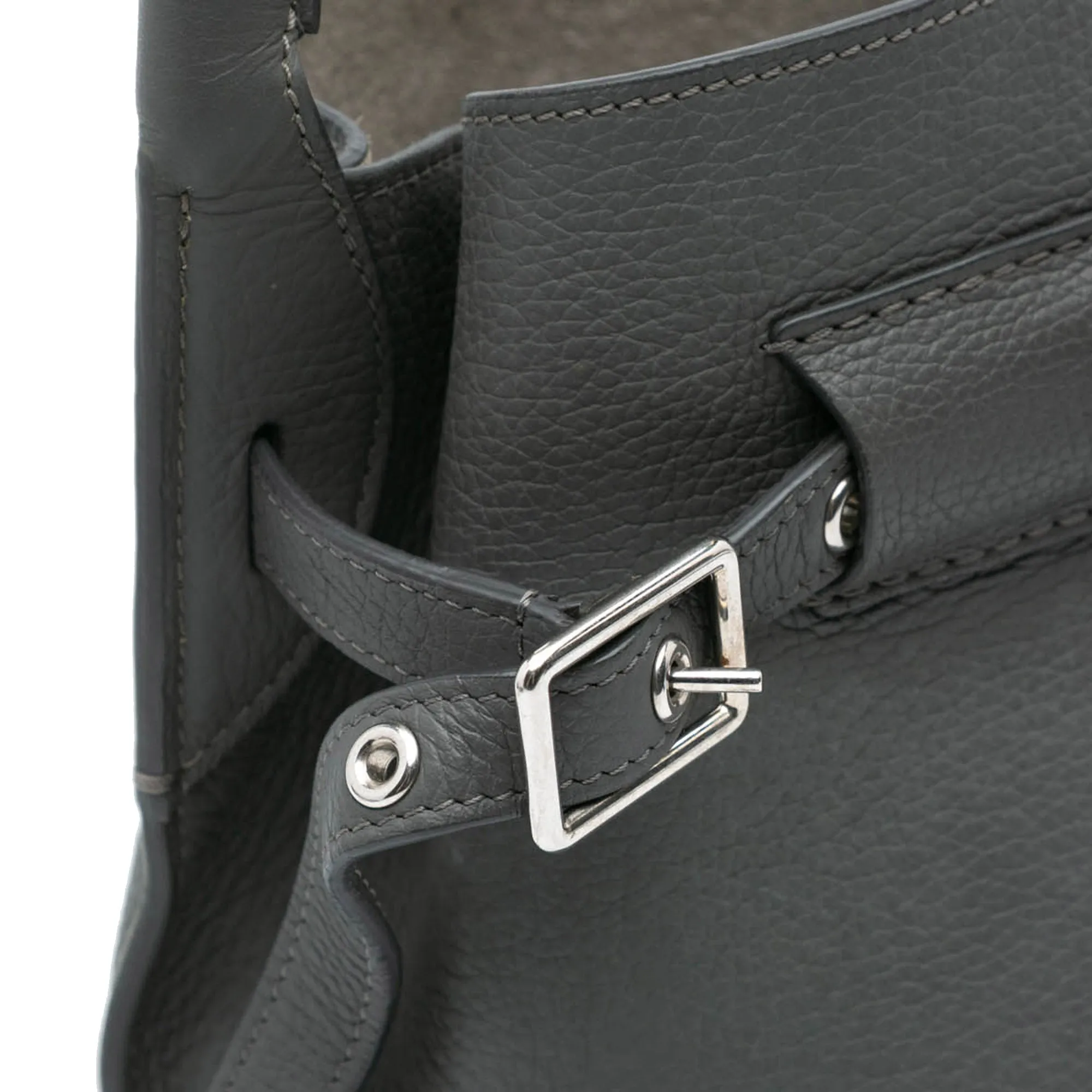 Nano Leather Big Bucket Bag