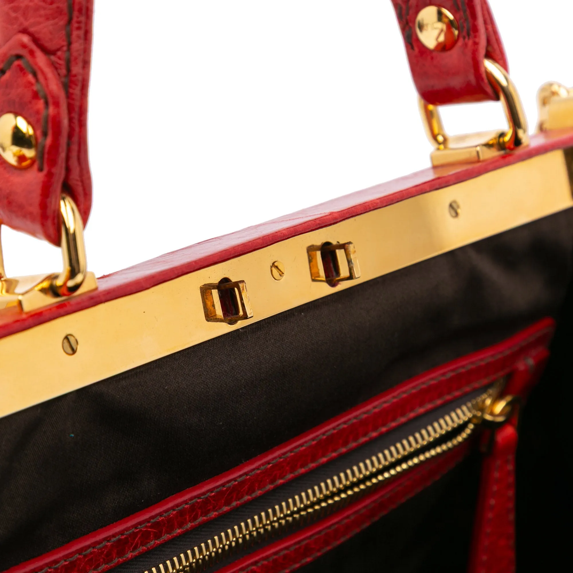 Nappa Frame Lux Top Handle