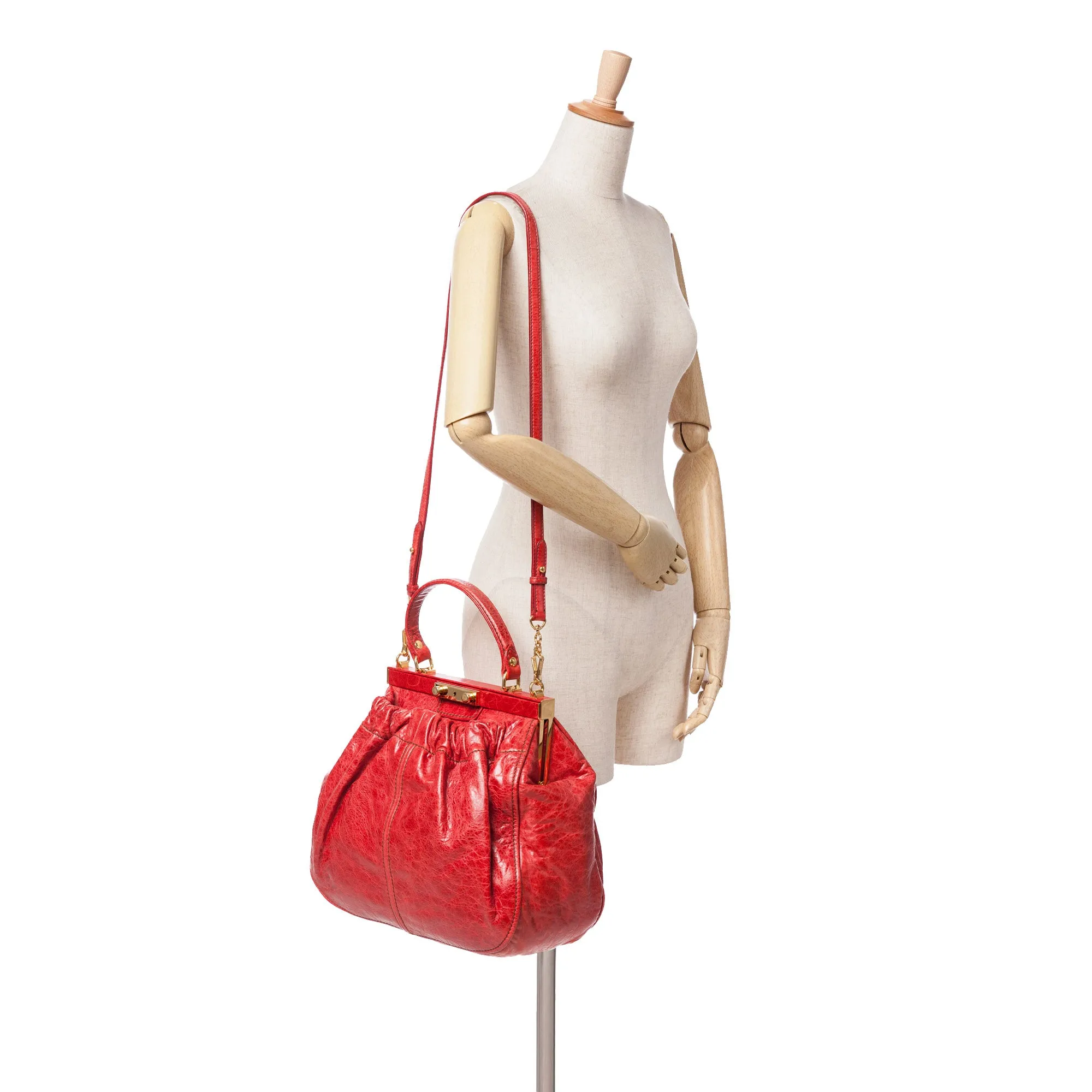 Nappa Frame Lux Top Handle