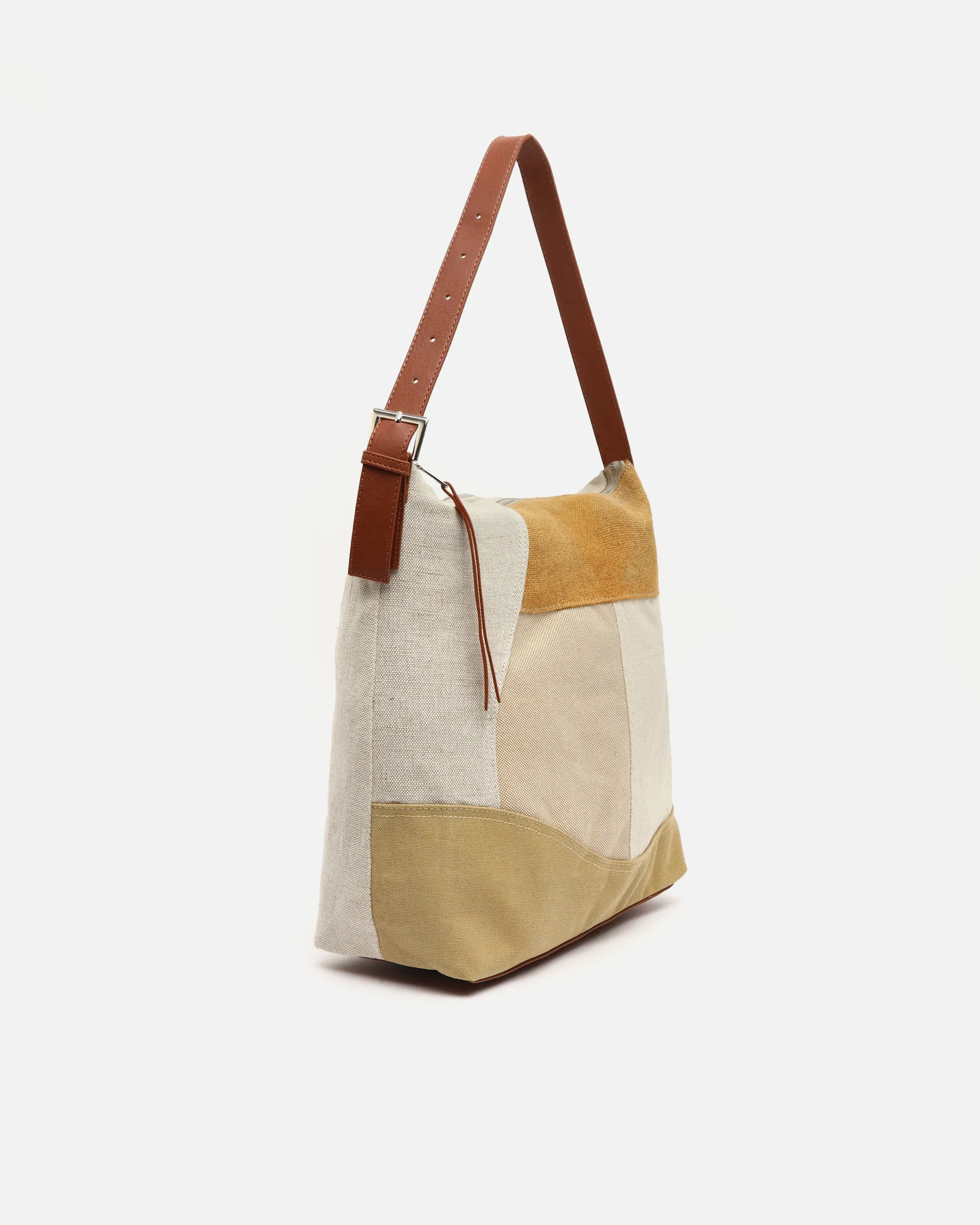 Narcisa bolso hobo con estampado patchwork