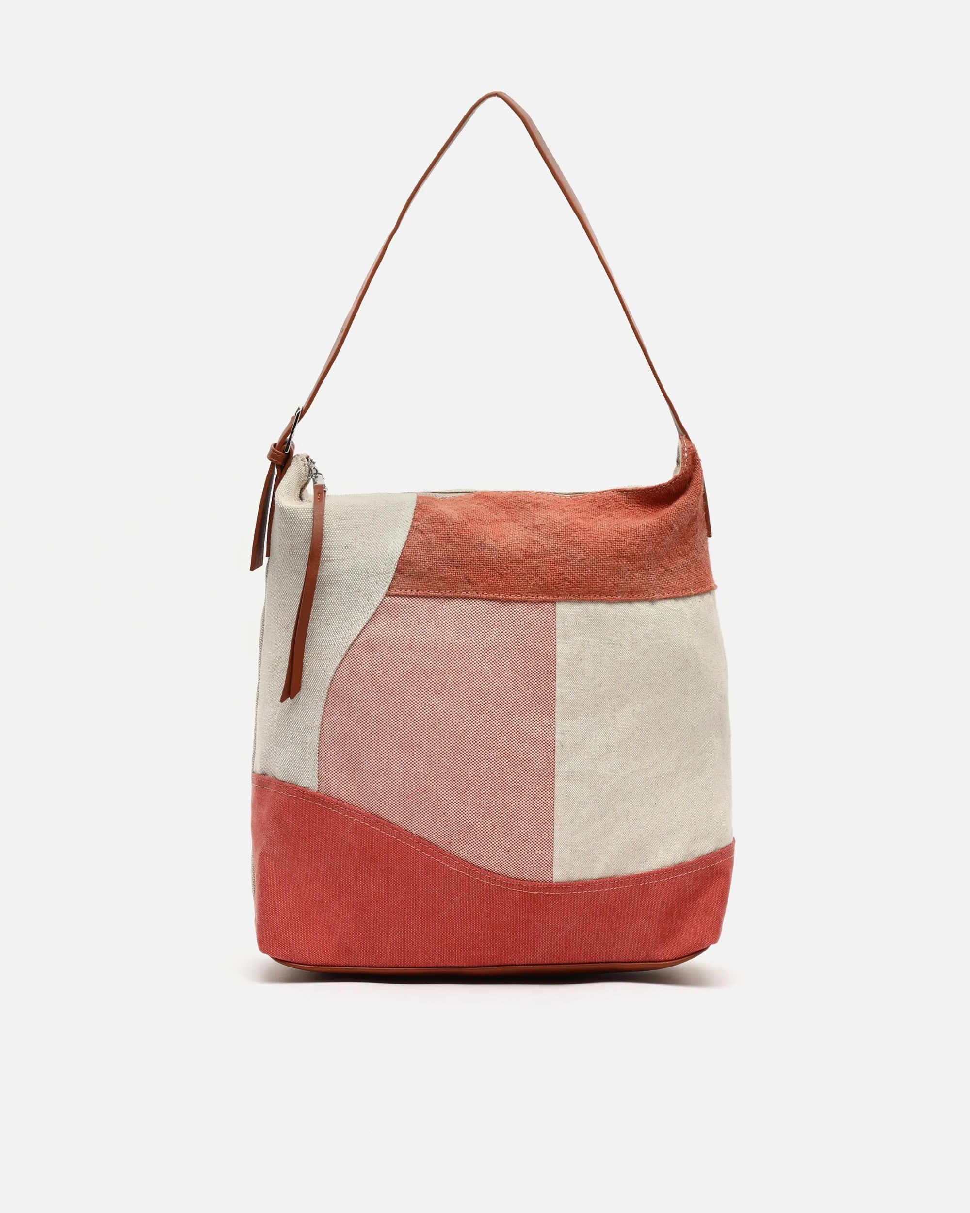 Narcisa bolso hobo con estampado patchwork
