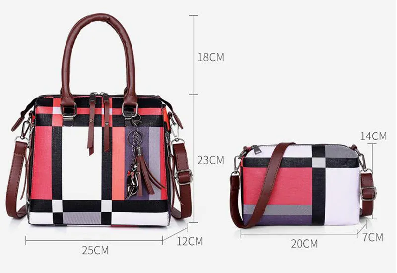 New 4pcs/Set Women Composite Bags High Quality Ladies Purses and Handbags Female PU Leather Shoulder Messenger Bags Tote Bag
