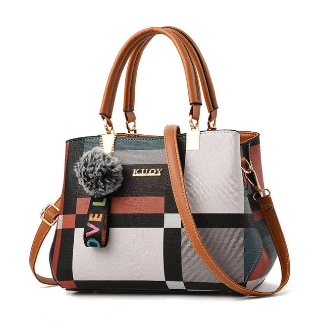 New 4pcs/Set Women Composite Bags High Quality Ladies Purses and Handbags Female PU Leather Shoulder Messenger Bags Tote Bag