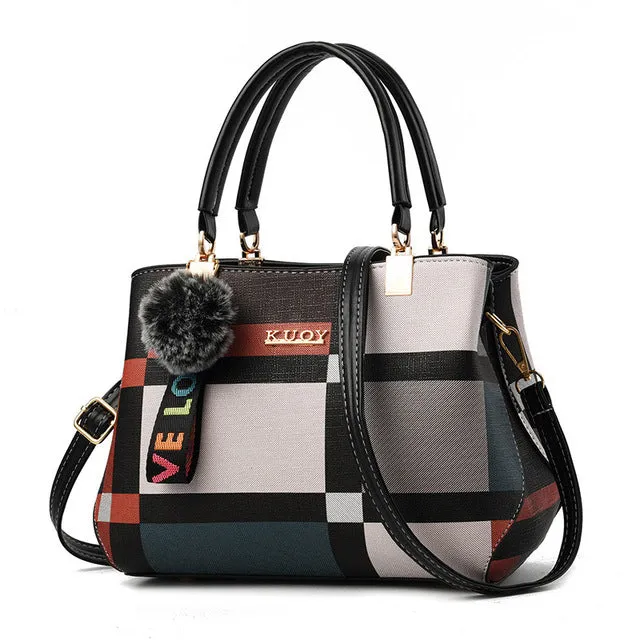 New 4pcs/Set Women Composite Bags High Quality Ladies Purses and Handbags Female PU Leather Shoulder Messenger Bags Tote Bag