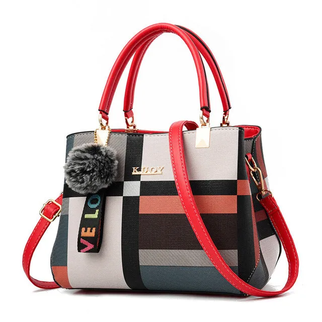 New 4pcs/Set Women Composite Bags High Quality Ladies Purses and Handbags Female PU Leather Shoulder Messenger Bags Tote Bag