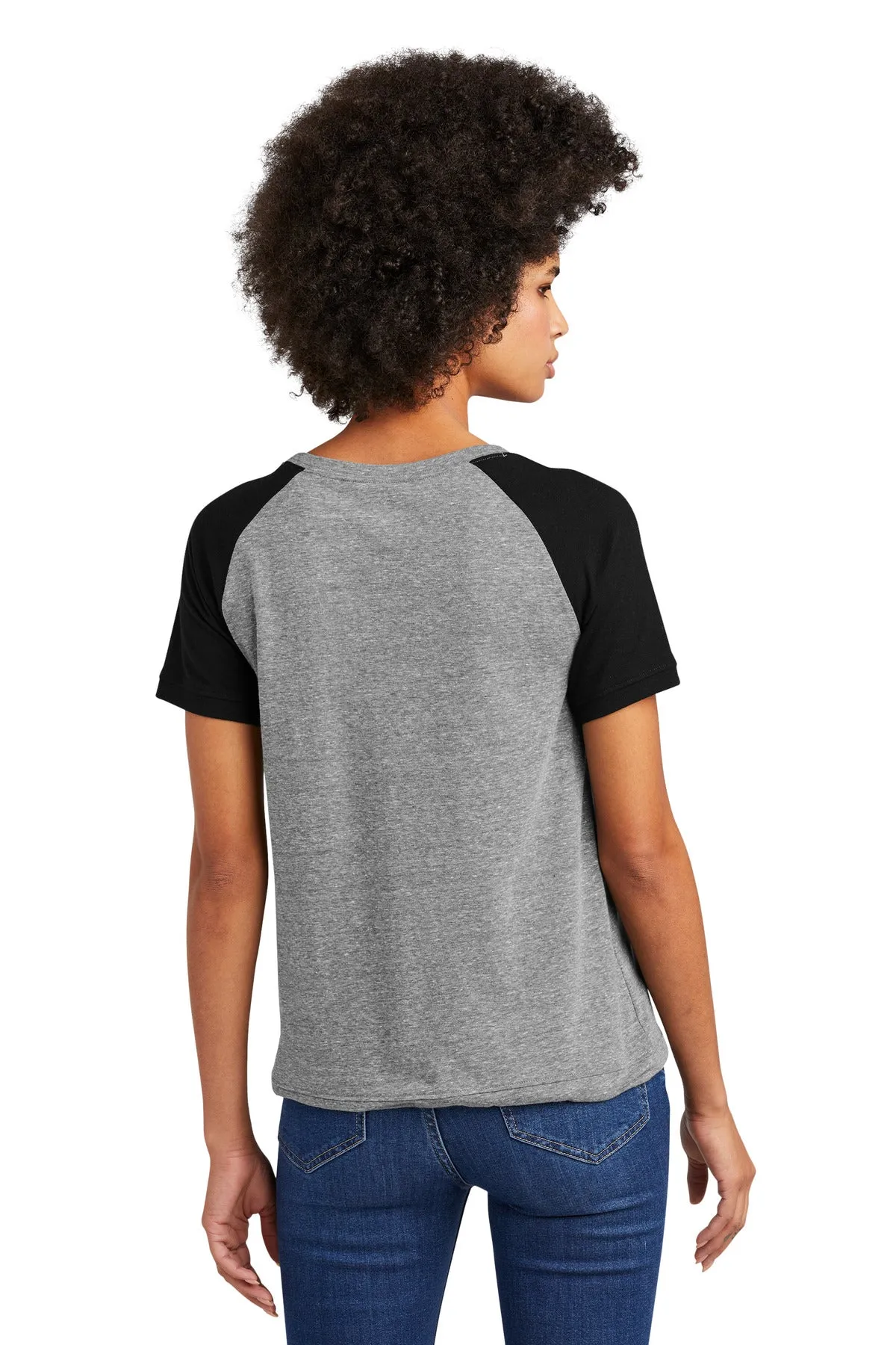 New Era  ®  Women's Tri-Blend Performance Cinch Tee. LNEA133 Plus Size