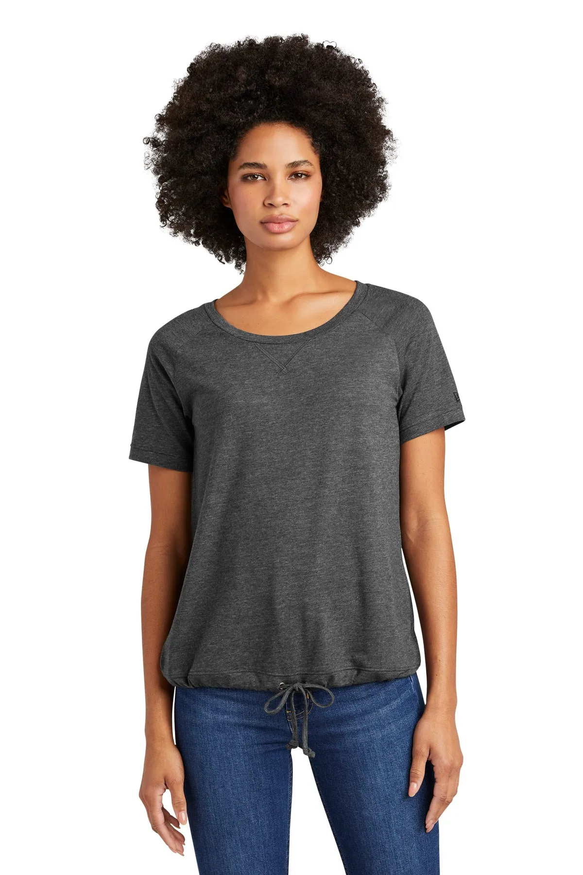 New Era  ®  Women's Tri-Blend Performance Cinch Tee. LNEA133 Plus Size