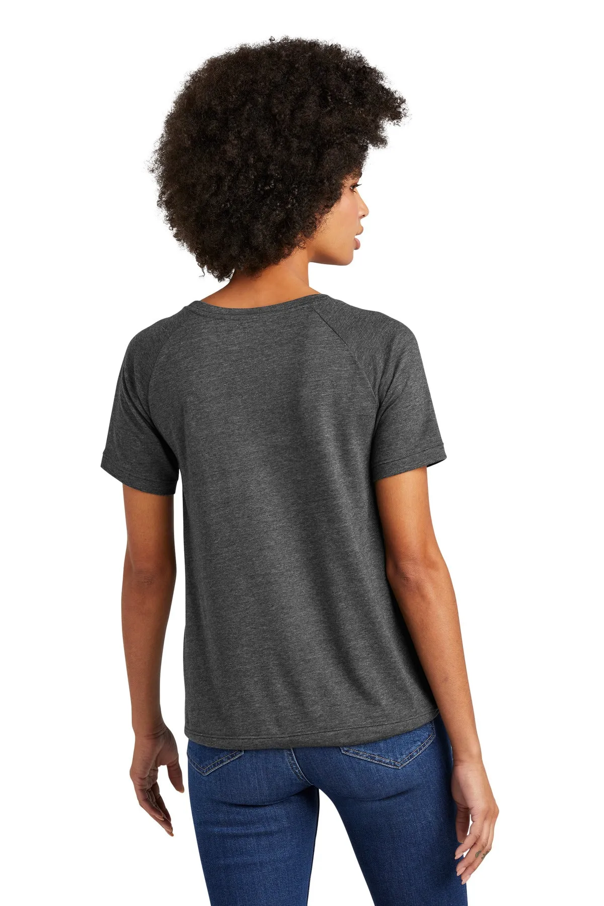 New Era  ®  Women's Tri-Blend Performance Cinch Tee. LNEA133 Plus Size