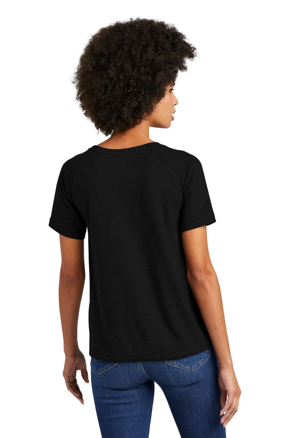 New Era  ®  Women's Tri-Blend Performance Cinch Tee. LNEA133 Plus Size
