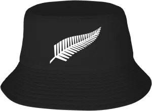 New Zealand Maori Fern Bucket HatUnisex Packable Outdoor Fashio Sunshade Fisherman Hat