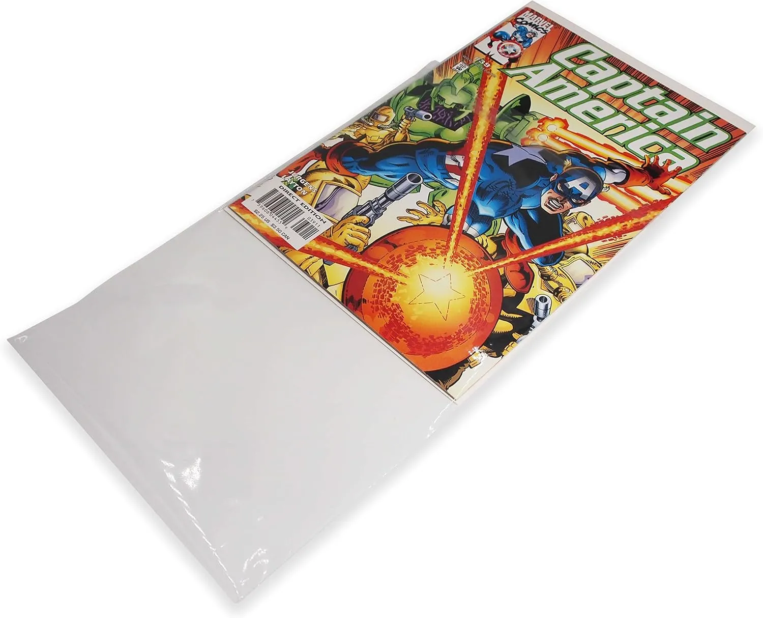 N'icePackaging - 200 Qty Protective Comic Book Sleeves - Super Clear OPP Plastic Bags - 7.2" x 10" - for All Current Modern-Age Comics/Photos/Lithographs/Certificates - Knurling Edges