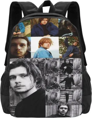 Nick Actors Robinson Backpack Laptop Computer Bag Double Shoulder Bags Casual Daypack for Travel Work Business Outdoor 15.6 Inch
