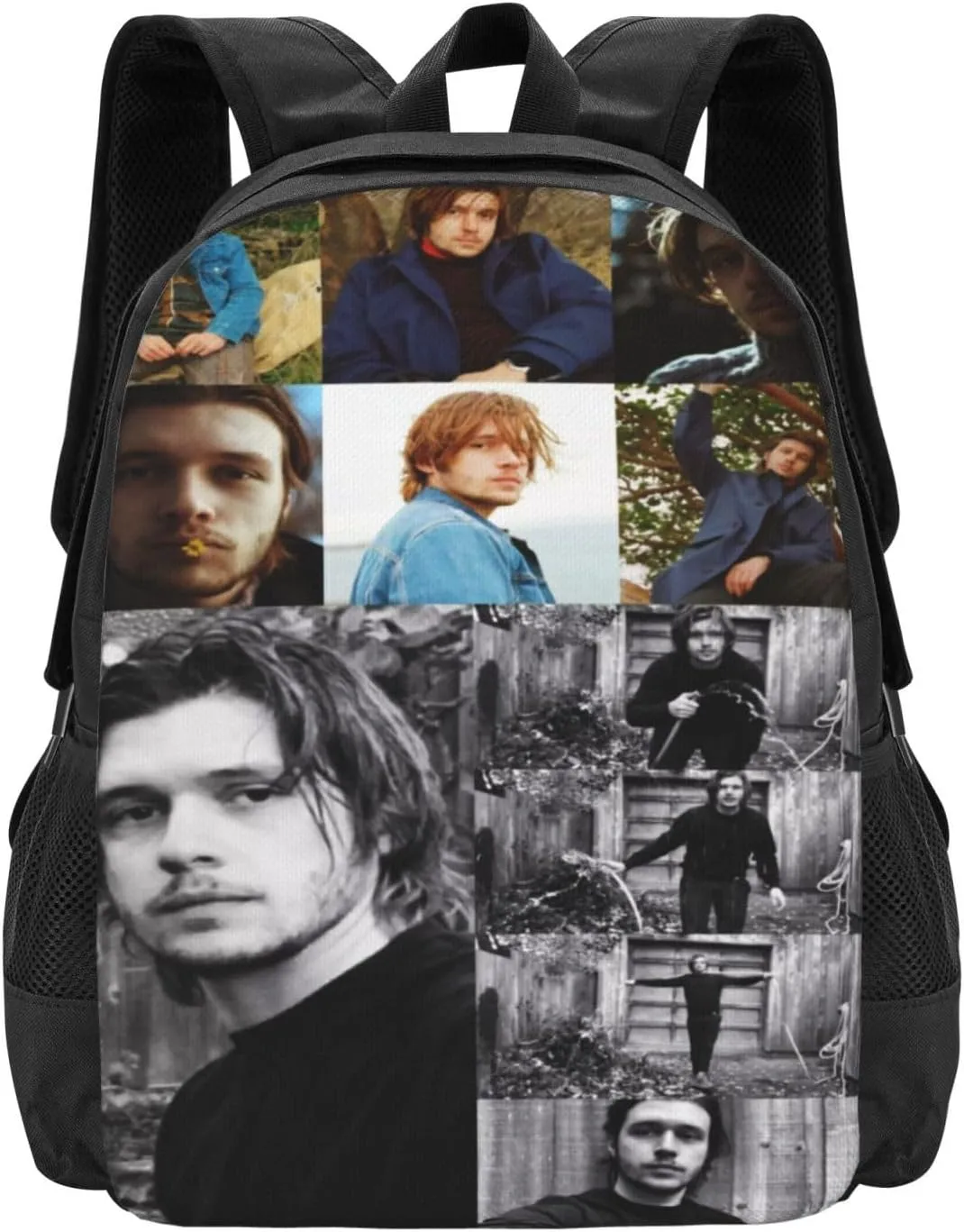 Nick Actors Robinson Backpack Laptop Computer Bag Double Shoulder Bags Casual Daypack for Travel Work Business Outdoor 15.6 Inch