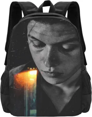 Nick Actors Robinson Backpack Laptop Computer Bag Double Shoulder Bags Casual Daypack for Travel Work Business Outdoor 15.6 Inch