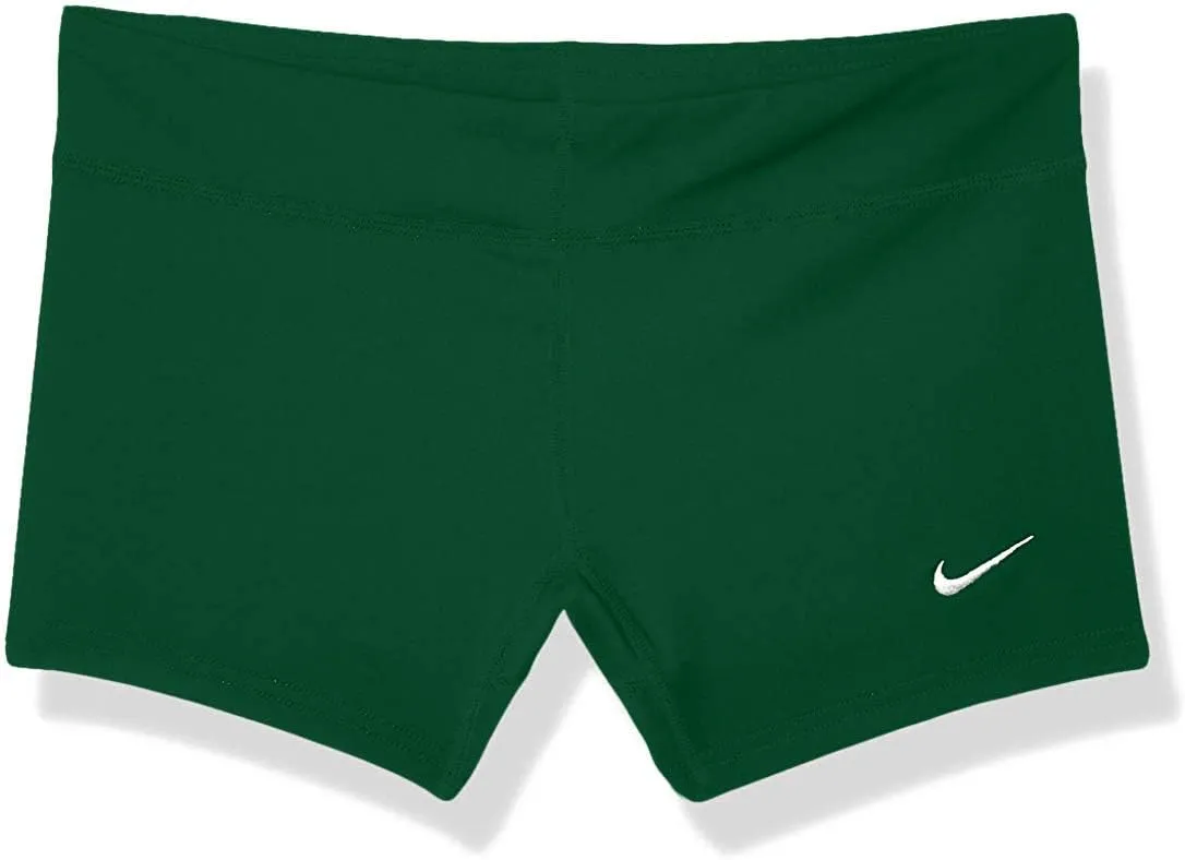 Nike Performance Women's Game Volleyball Shorts (Team Dark Green/Team White, 108720-341)