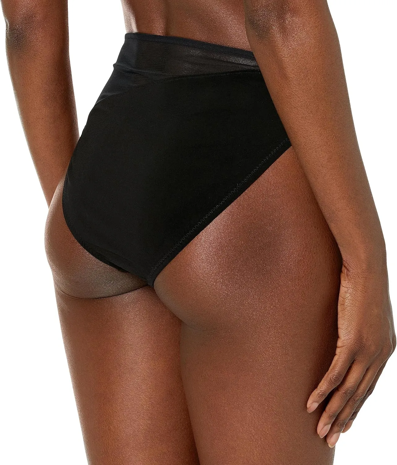 Norma Kamali Women's Snake Mesh Bikini Bottoms