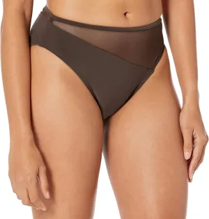 Norma Kamali Women's Snake Mesh Bikini Bottoms