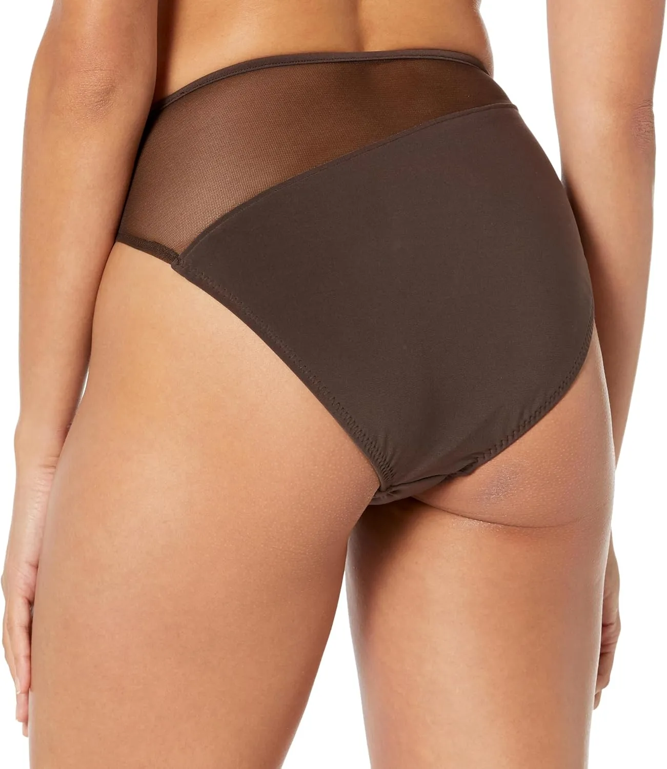 Norma Kamali Women's Snake Mesh Bikini Bottoms