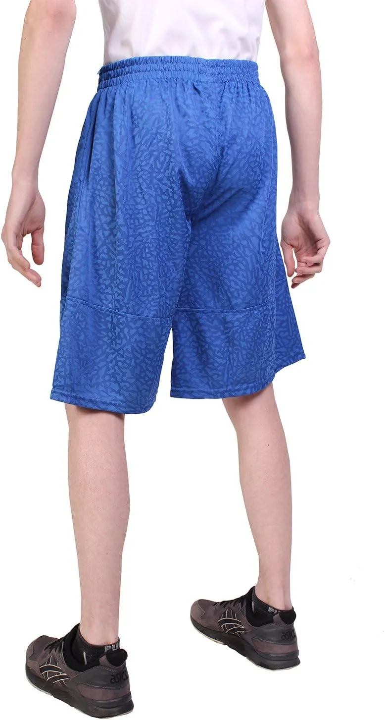 North 15 Men's Athletic Basketball Shorts with Side Pockets (Medium - 5X Large)