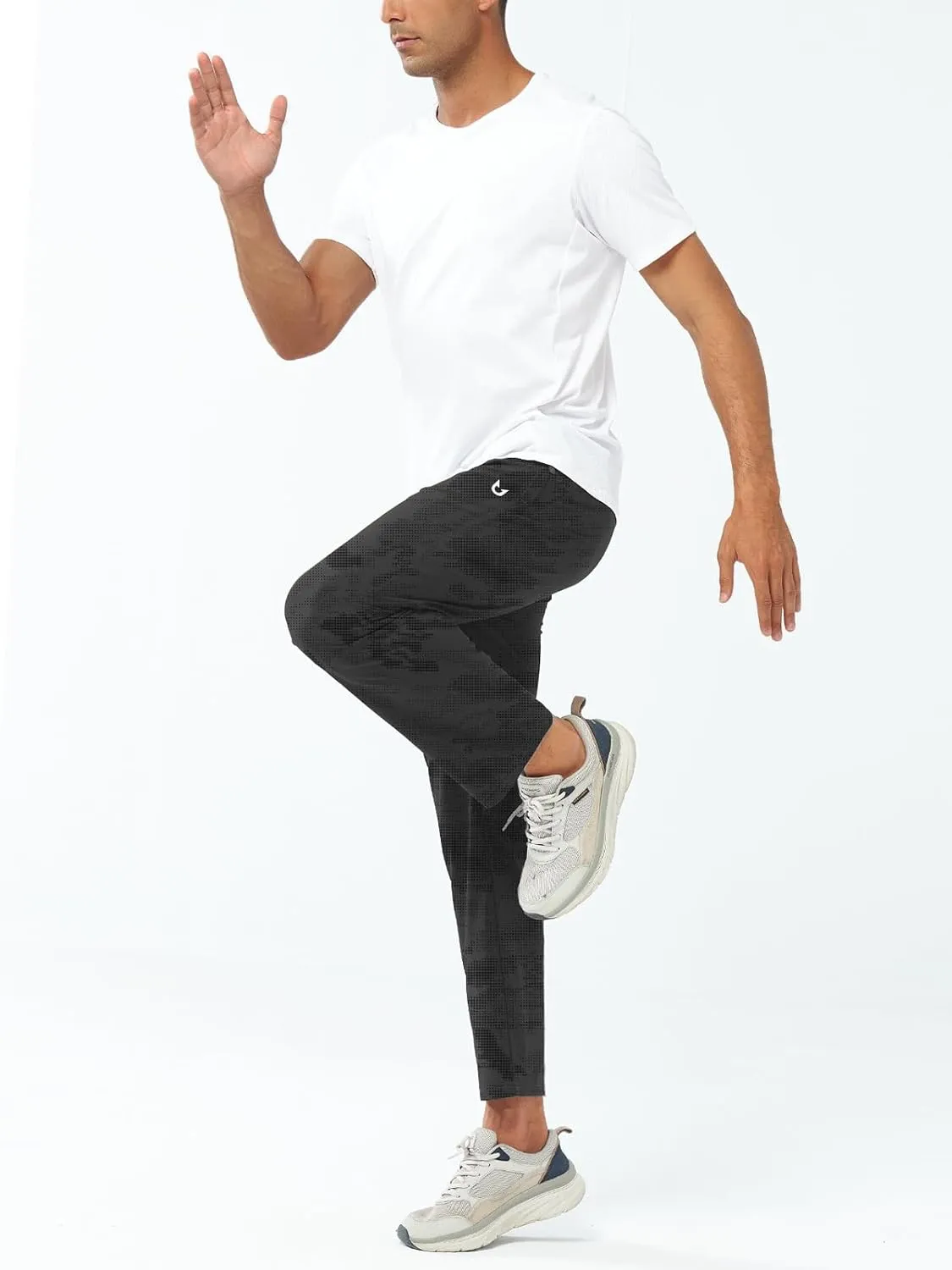 NORTHYARD Men's Athletic Pants Running Workout Joggers Lightweight Gym Jogging Track Casual Sweatpants with Zipper Pockets