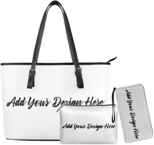 Novelty Handbag Wallet Purse for Women,Handbag Wallet Combo Personalized Hobo Bag Work Tote Bag with Wallet Set
