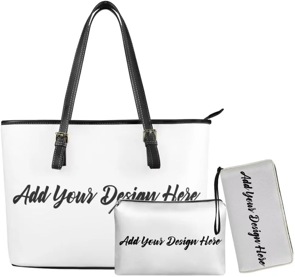 Novelty Handbag Wallet Purse for Women,Handbag Wallet Combo Personalized Hobo Bag Work Tote Bag with Wallet Set