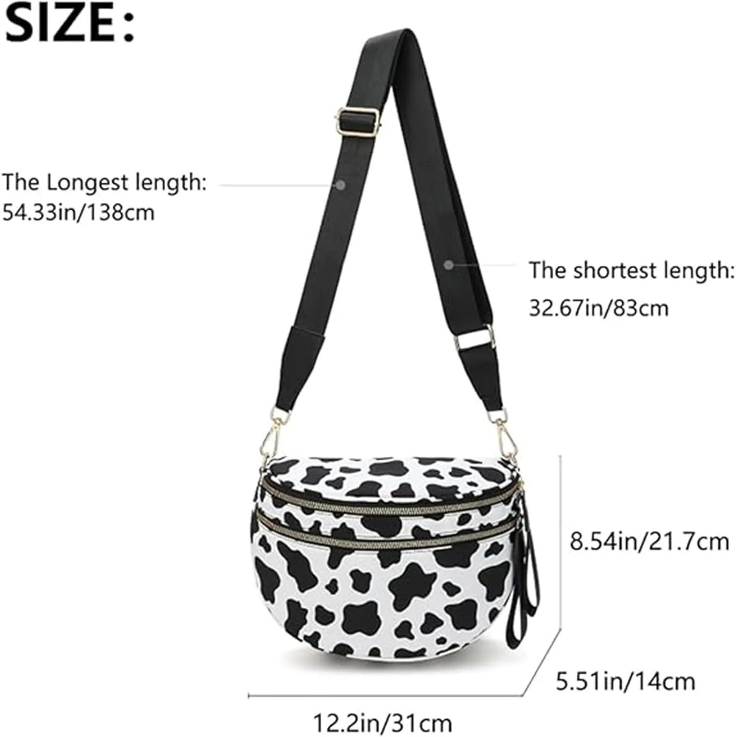 Nuvore Crossbody Bag, 2025 New Nuvore Crossbody Comfort Bag, Checkered Crossbody Bum Bags for Women, With Shoulder Strap