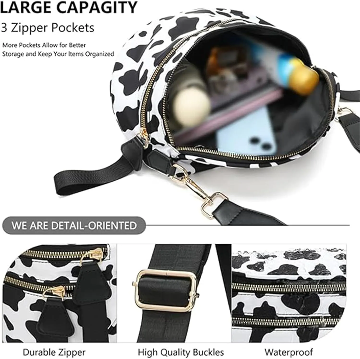 Nuvore Crossbody Bag, 2025 New Nuvore Crossbody Comfort Bag, Checkered Crossbody Bum Bags for Women, With Shoulder Strap