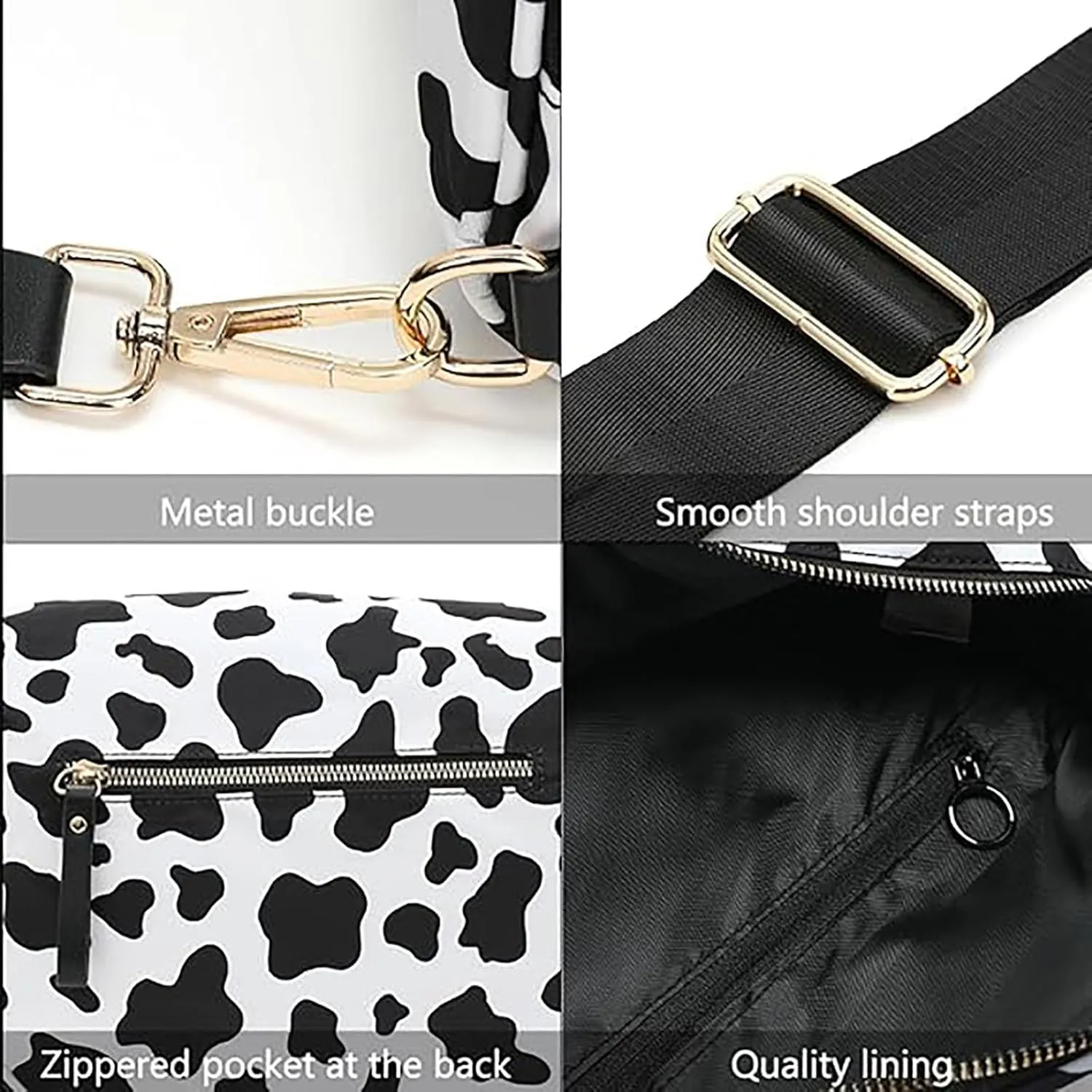Nuvore Crossbody Bag, 2025 New Nuvore Crossbody Comfort Bag, Checkered Crossbody Bum Bags for Women, With Shoulder Strap